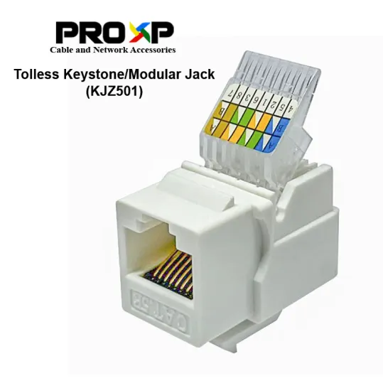 Keystone PROXP Keystone/Modular Jack KJZ501 CAT5e 1 ~blog/2021/12/8/keystone_jack_cat_501_02