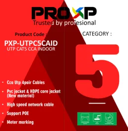 FTP/UTP<br> PROXP UTP cat 5 CCA Indoor